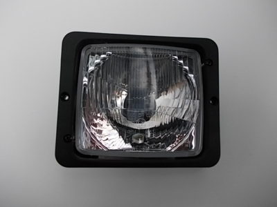 Koplamp Glas H4 Vierkant