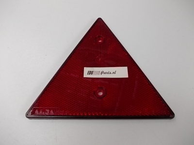 Reflector rood driehoekig