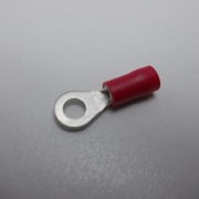 AMP stekker Oog rood 4mm