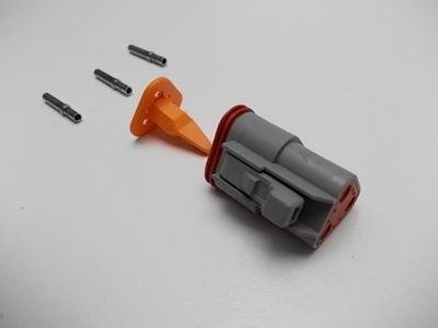 Deutsch DT 3-polige Stekkerset Female Waterdicht - Afbeelding 2
