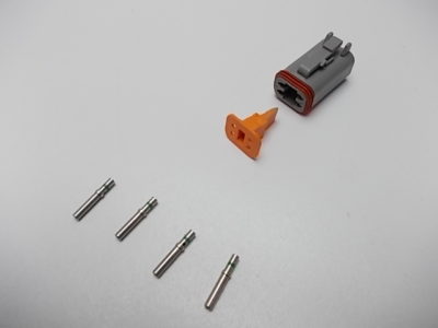 Deutsch DT 4-polige Stekkerset Female