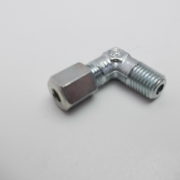 Haakse Inschroefkoppeling M8x1 Conisch naar 4mm Leidingaansluiting