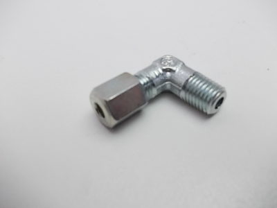 Haakse Inschroefkoppeling M8x1 Conisch naar 4mm Leidingaansluiting