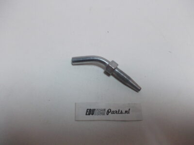 45 graden 6mm koppeling tbv 4mm smeerslang schroefkoppling