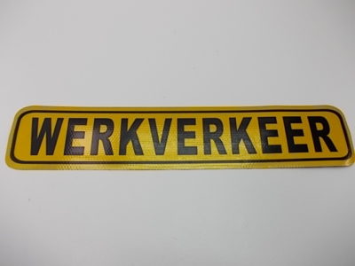 Magneet Sticker Werkverkeer