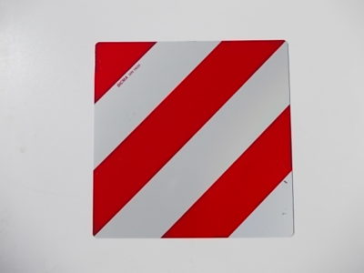 Aluminium Vierkant Waarschuwingsbord Lange Vracht Reflecterend