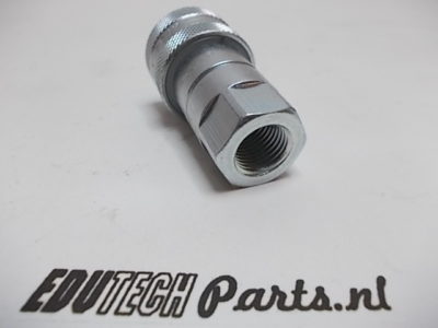 Snelkoppeling Hydrauliek 1/4" vrouw - Afbeelding 2