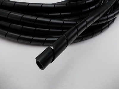 Beschermspiraal Zwart Kunststof d=10mm - Afbeelding 2