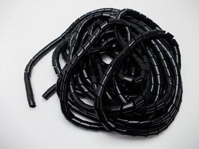 Beschermspiraal Zwart Kunststof d=15mm